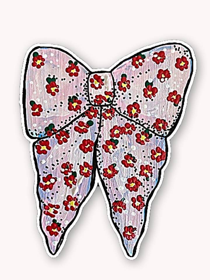 Pink Ribbon Sticker for wholesale by Heather Freitas