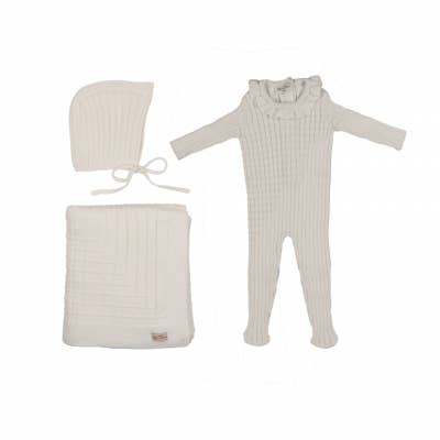 Alla Sticka Upp Pojkar Layette Set för wholesale av Mon Tresor Bebe