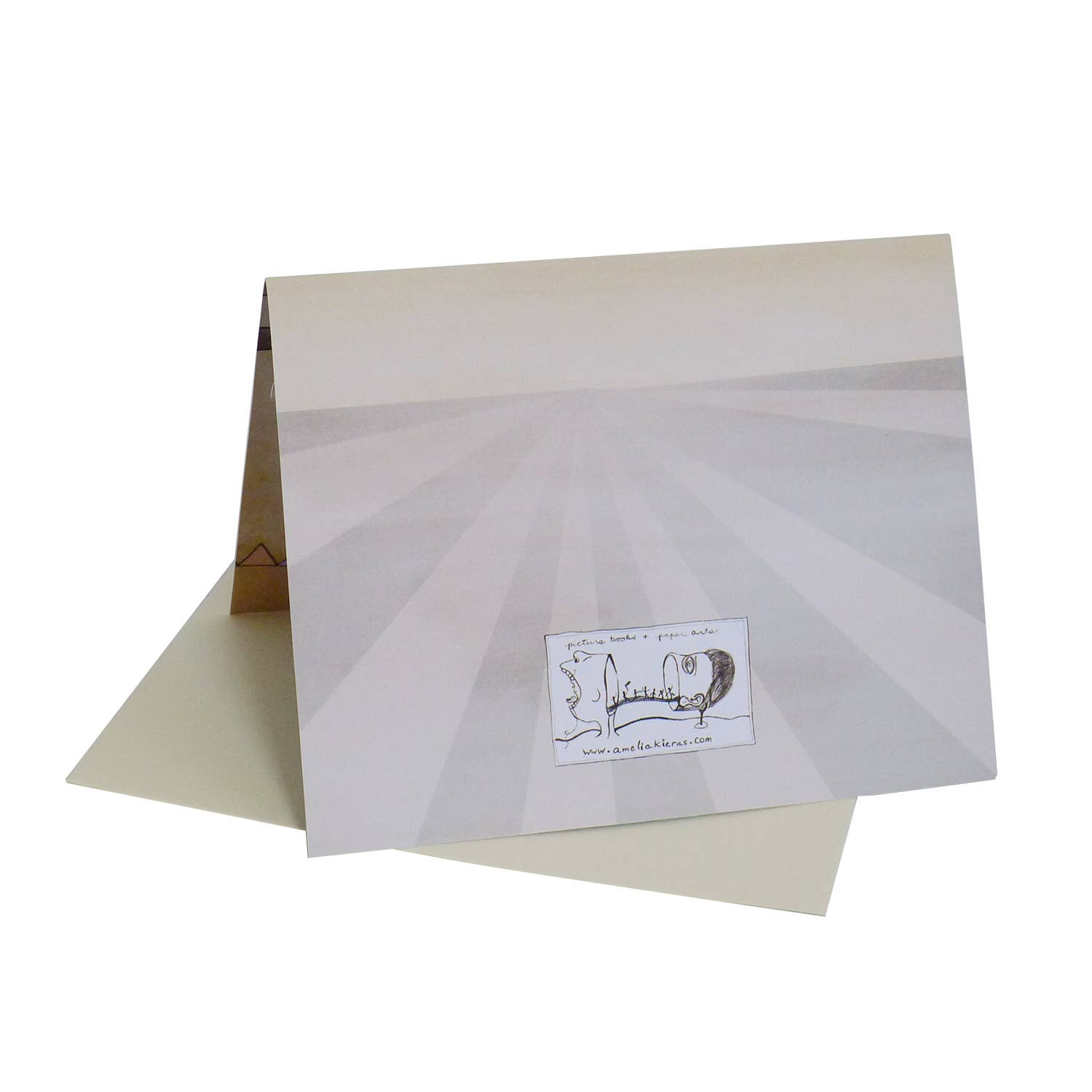 Amelia Kieras Paper Arts - Wholesale Everyday Greeting Card - Kitten Octopus Tickle Pop Up Card2