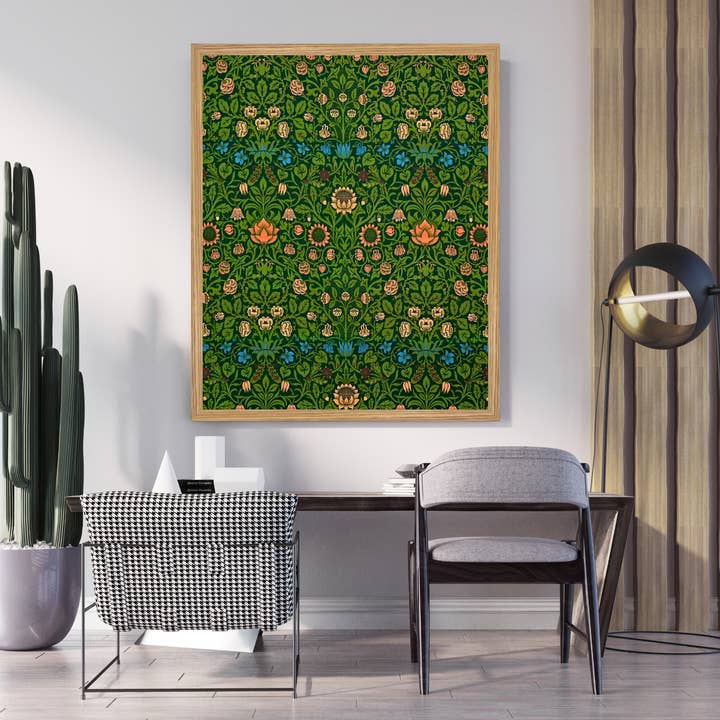 Framed Corporate Office Wall Art - William Morris #48 for wholesale by Modern Memory Design Picture Frames