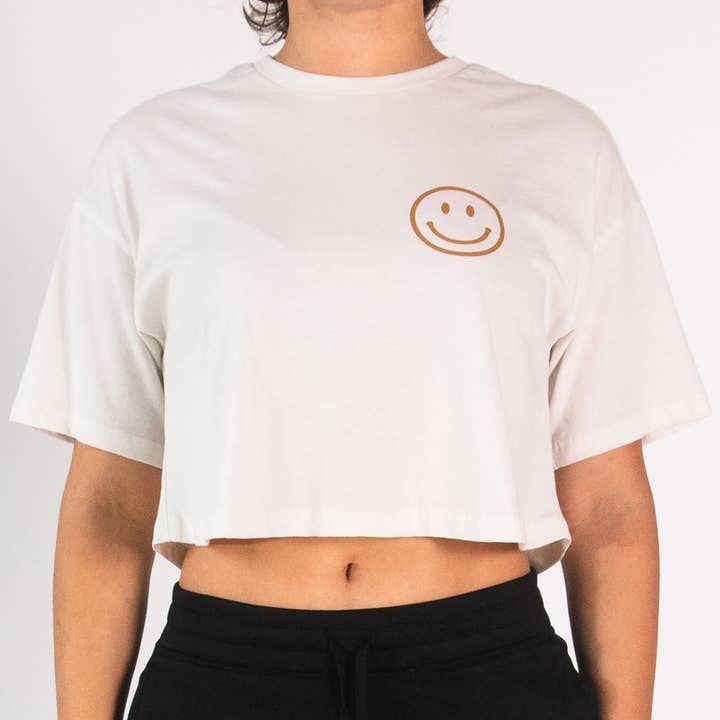 Be Good Do Good Crop Tee for wholesale by The Common Theory