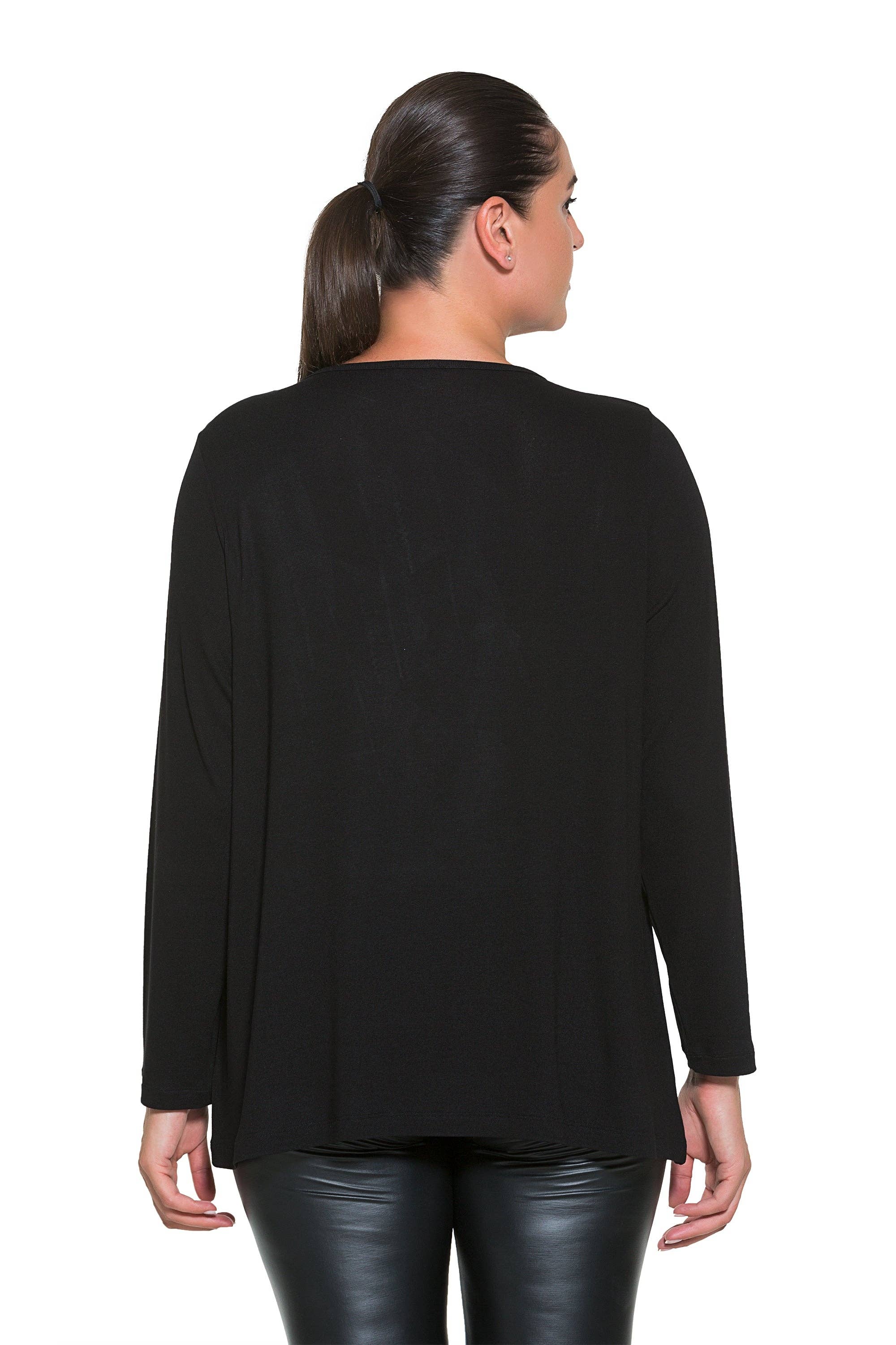 Black Thunderstruck Top for wholesale on Faire2