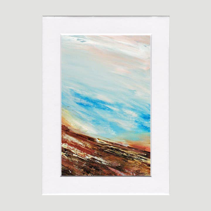 Fine Art For Small Spaces - Wholesale Art Print - Lakeshore 4 Waterscape Landscape Nature Art Mini Print