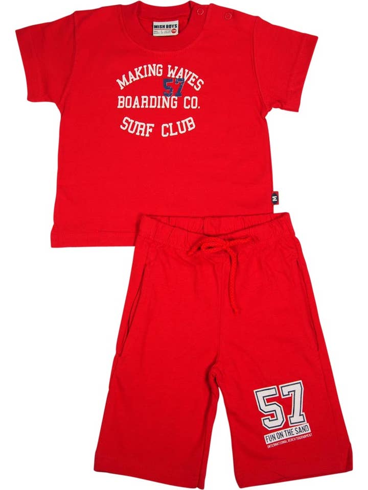Eastern Off Price - Wholesale Top & Short Set - Kids - Mish Mish Baby Boy Infant Cotton Knit Short Sleeve Short Set21