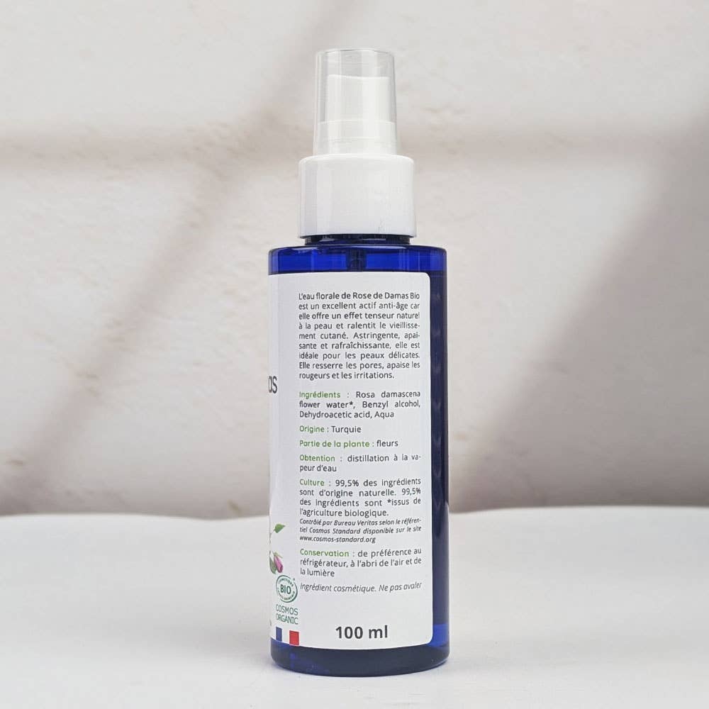 Propos'Nature – wholesale Face & body mist/water – Organic Damask Rose Hydrosol - Floral Water - 100ml2