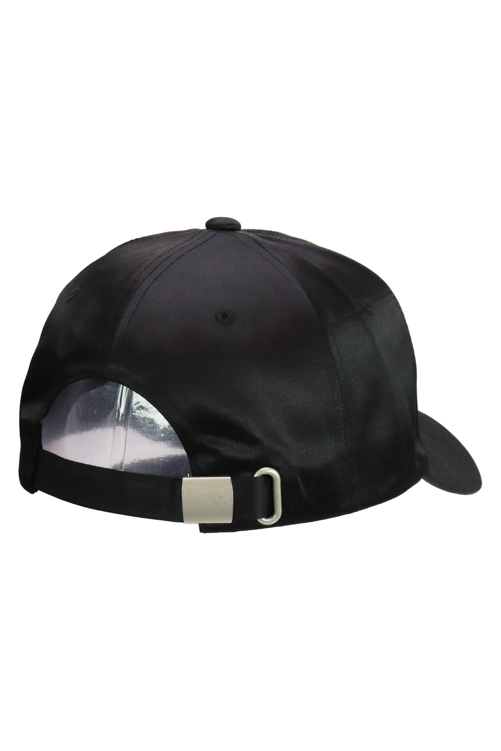 Cap Zone - Wholesale Baseball Cap - Unisex - Faux Silk Satin Strap Back Baseball Cap2