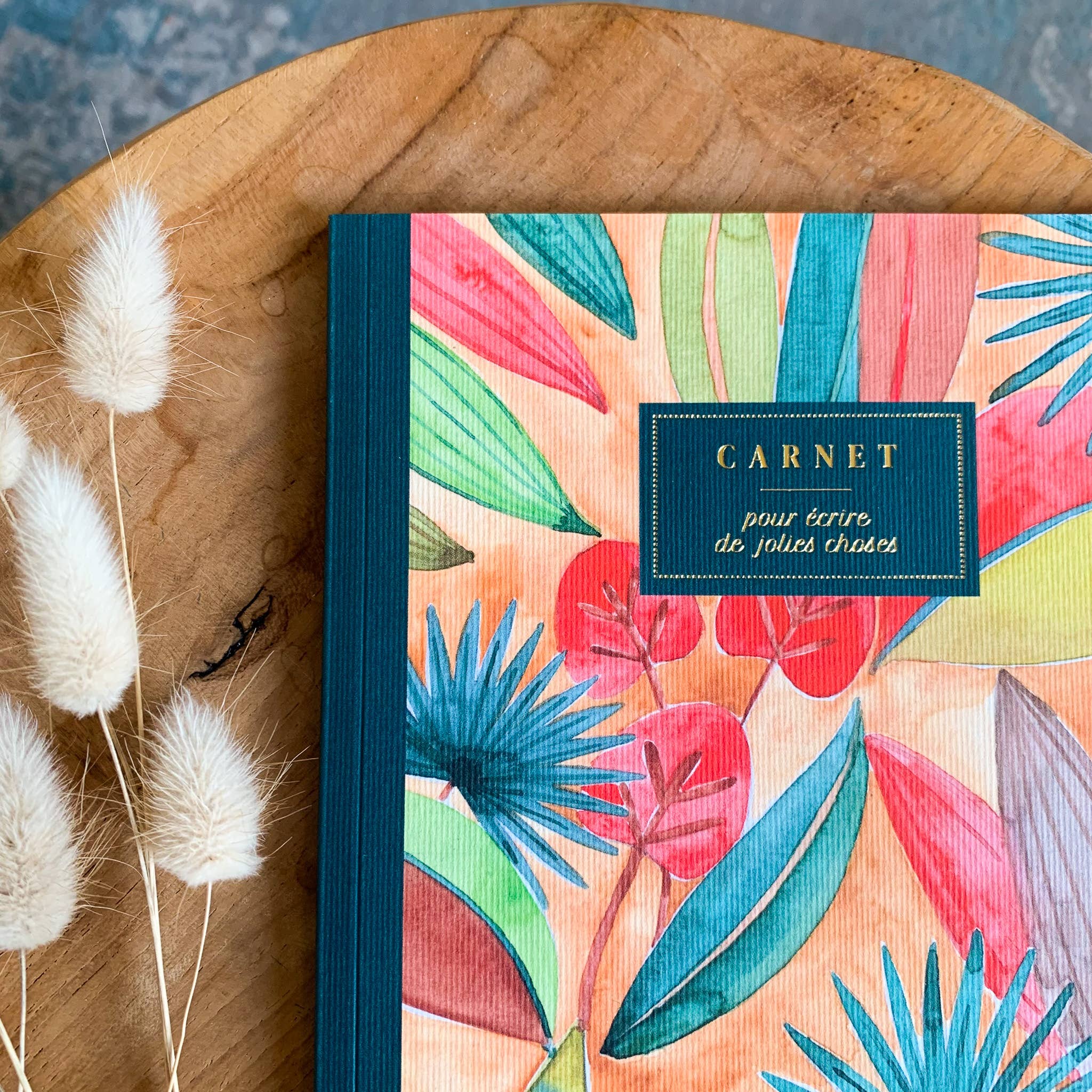 Bleu Coquille - Wholesale Notebook - Stationery Notebook A5 - Feuillages 🌿3