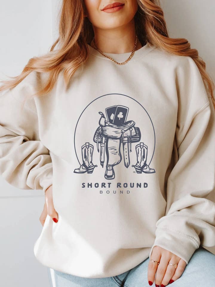 Short Round Bound Crewneck for wholesale by Magnolia Ranch Originals