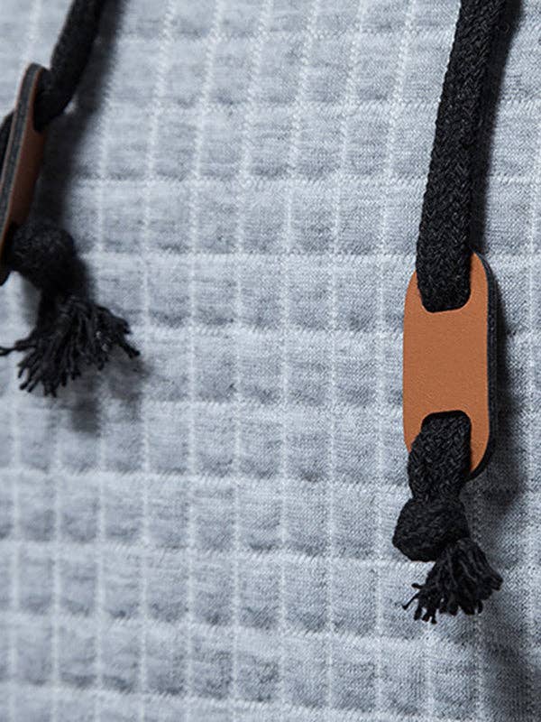 Sheer Trend - Wholesale Hoodie - Women's - Long Sleeves Waffle Hooded Sweatshirt Tops13