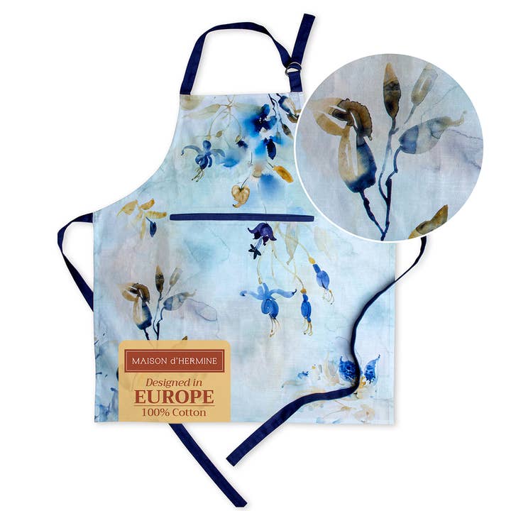 Apron 100% Cotton - Everyday Cooking - Lazy Summer Days for wholesale by Maison d'Hermine - Design in Every Thread