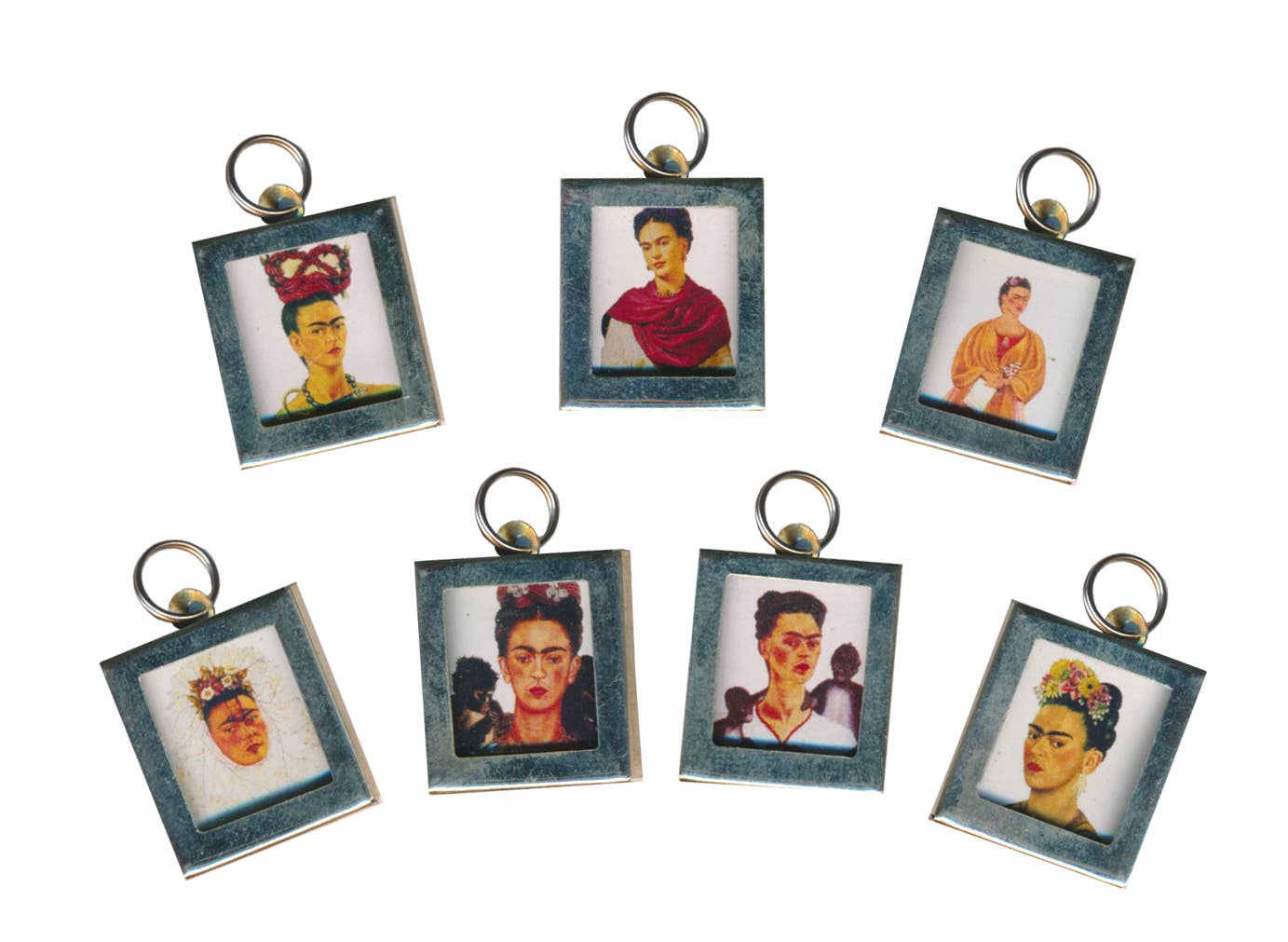 Tesoros Trading Company - Wholesale Individual Charm/Pendant - Metal Frida Charm, Peru1