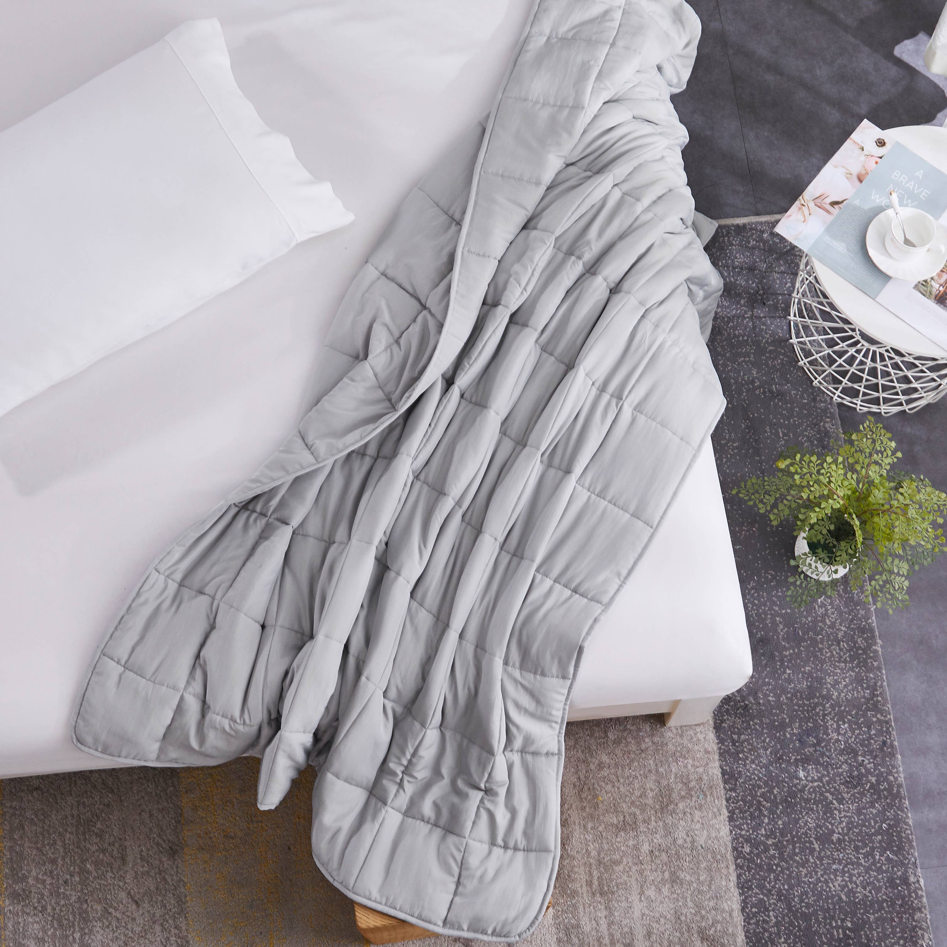 Sutton Home Fashions LLC – Manta para sofá por atacado – Cobertor pesado de resfriamento Dream Theory Arctic Comfort3