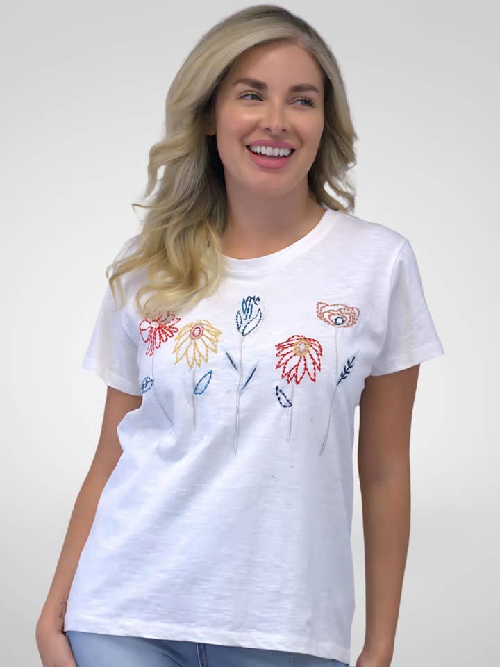 MALIA TEE for wholesale by Caite & Kyla