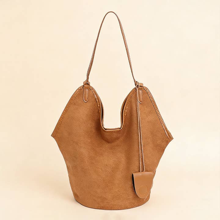 VINTAGE DISTRESSED SUEDE LARGE CAPACITY BAG_CUAB01195 for wholesale by DOUBLJU