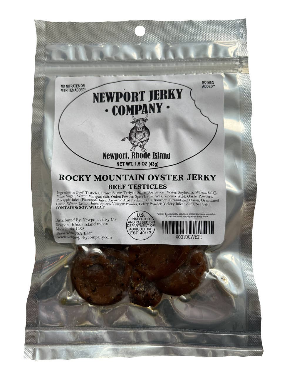 Newport Jerky Company - Wholesale Jerky - Rocky Mountain Oyster Beef Testikel Jerky