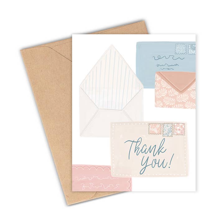 Thank You Card - Stationary Flatlay for wholesale by Lauren Felice