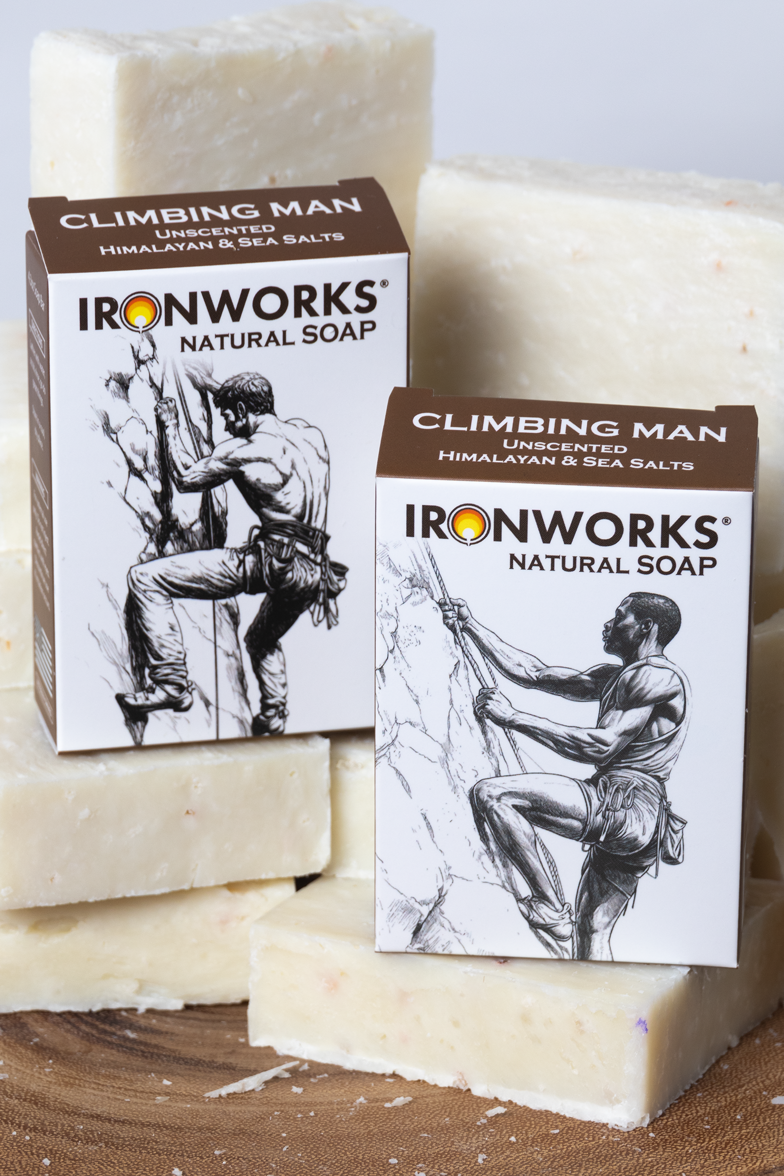 IRONWORKS Soap Company - Wholesale Bar Soap - Men's - Bar Soap Climbing Man1