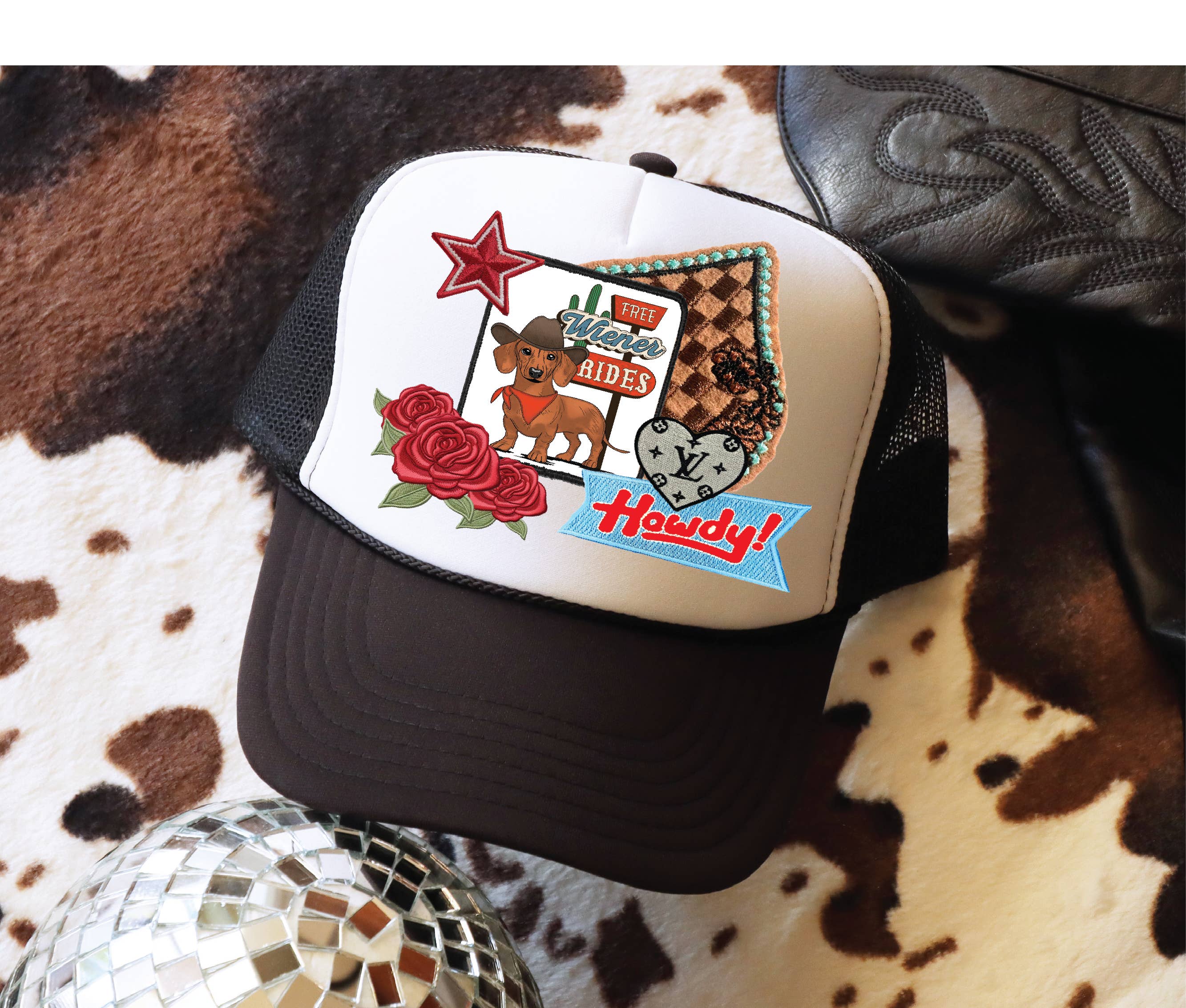 316 Legacy LLC - Wholesale Trucker Hat - Unisex - Free Weiner Rides Trucker Hat