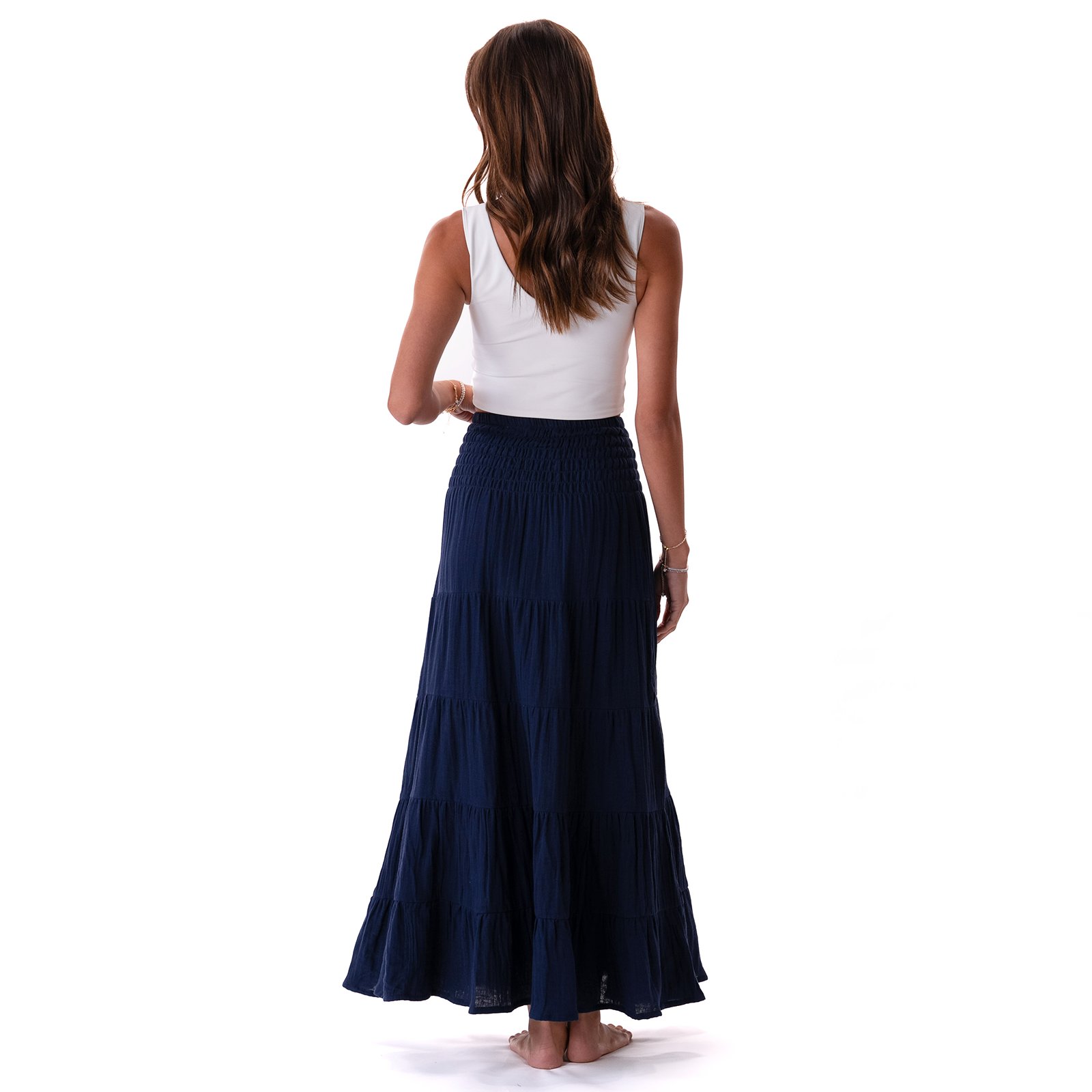 Lotus and Luna - Wholesale Skirt - Women's - Oxford Sundrift Skirt4