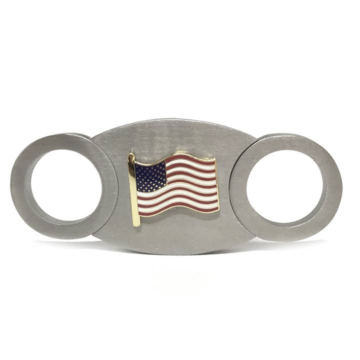 Coupe-cigares avec drapeau américain pour la vente par Cigar Cutters by Jim