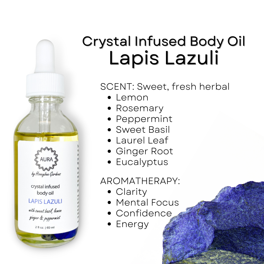 Honeybee Gardens Natural Cosmetics & Body Care - Wholesale Bath/Body Oil - Crystal Infused Aromatherapy Body Oils13