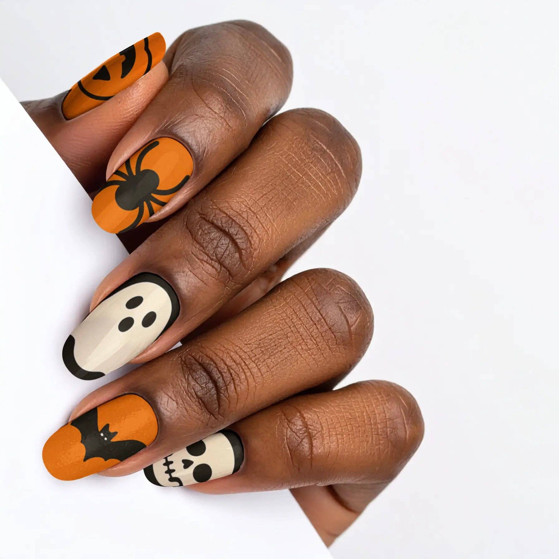 FYNE BODY - Wholesale Press-on/fake nails - Pumpkin Patch Glam Halloween Press-On Nails68