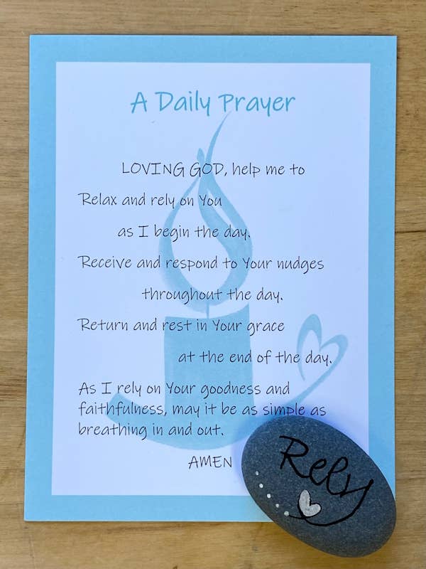 Bidprentje 'Een dagelijks gebed' voor wholesale door Credo Designs LTD