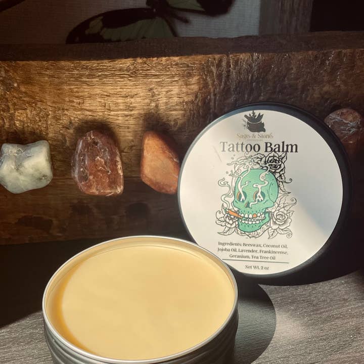 Sage & Stone Apothecary – wholesale Tatueringssalva/tatueringsvård – Tatuering Healing Balm1