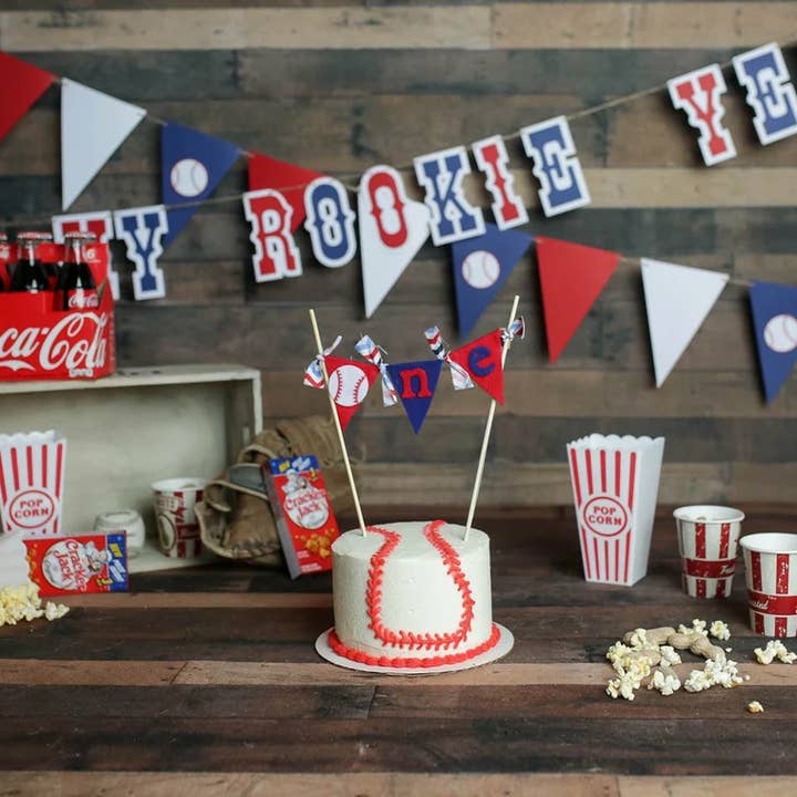 Baseball Cake Topper for wholesale by Banners Away