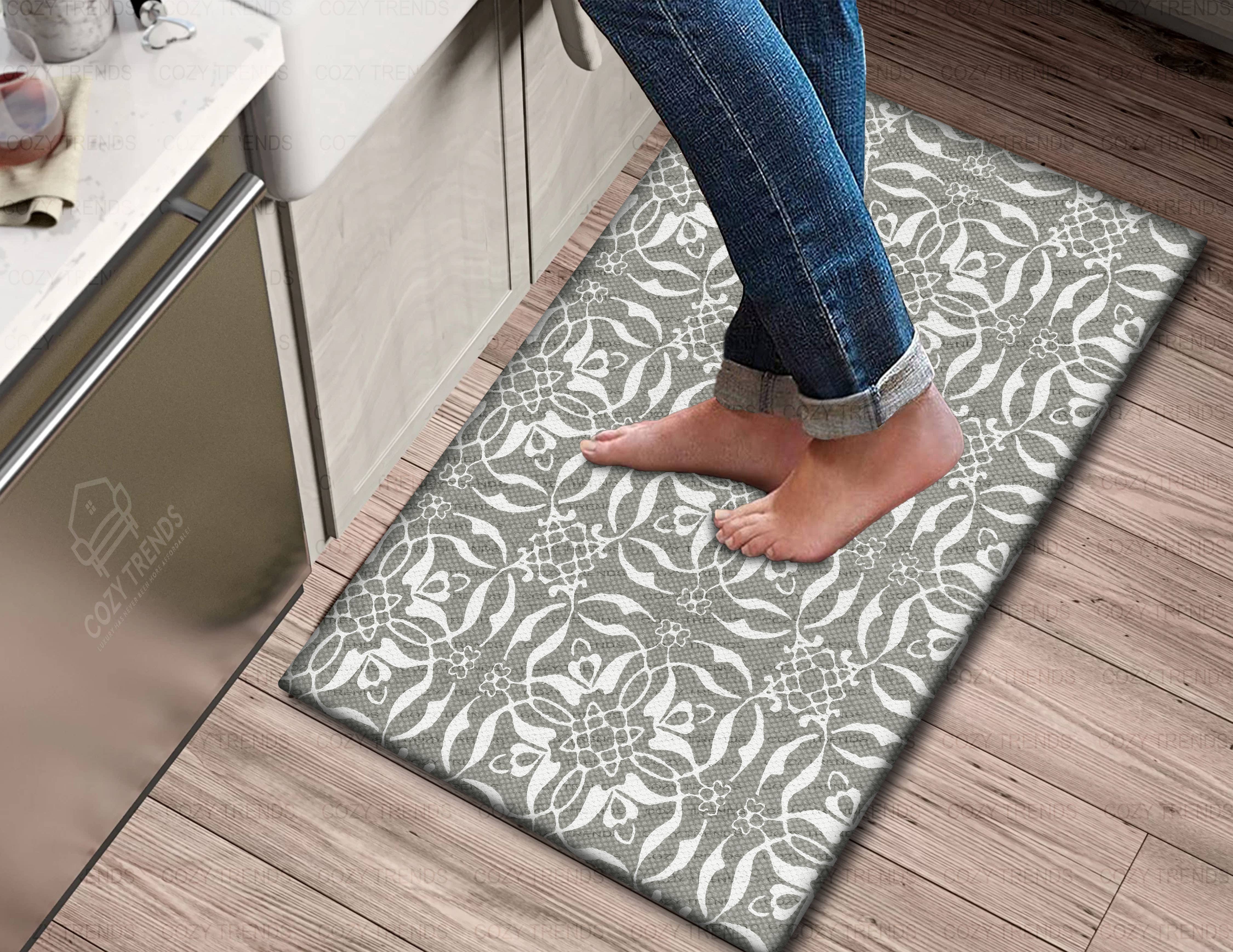 COZY HOMES COLLECTION - Wholesale Floor Mat - Standing Mat Cushioned Anti-Fatigue Kitchen Laundry 18x30''4