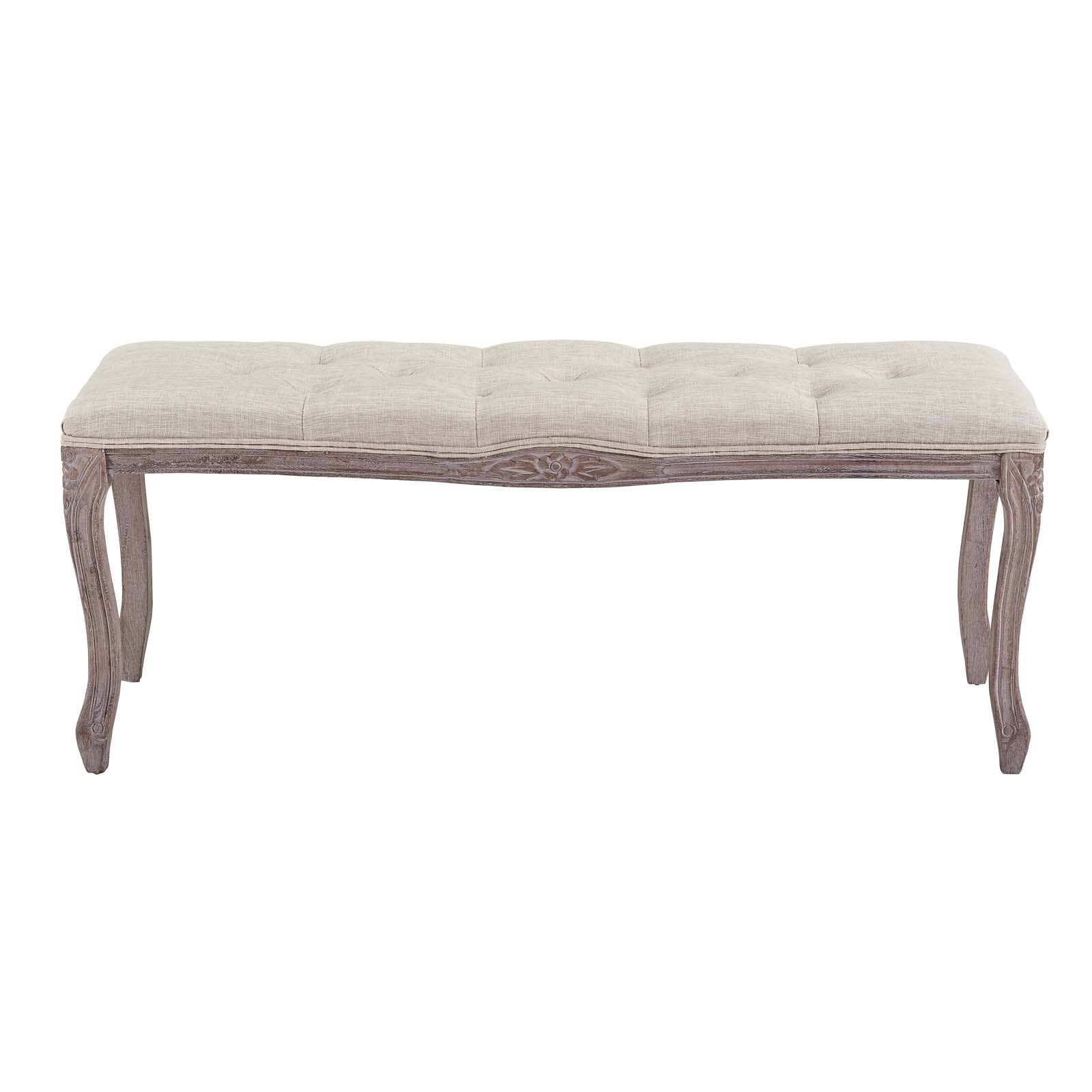 Modway - Wholesale Bench - Regal Vintage French Upholstered Fabric Bench3