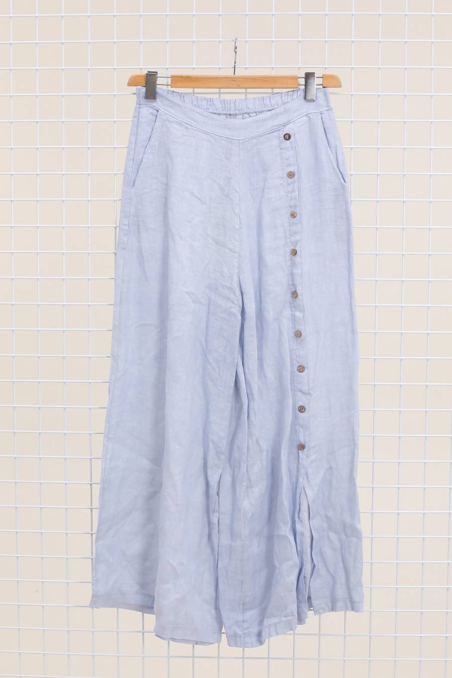 la maison des fibres naturelles – Engroshandel Bukser - Dame – Knapbukser med lige ben 9320 100%LIN19