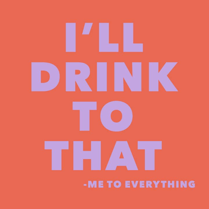 Funny Cocktail Napkins |I'll Drink To That - 20ct for wholesale by soiree-sisters