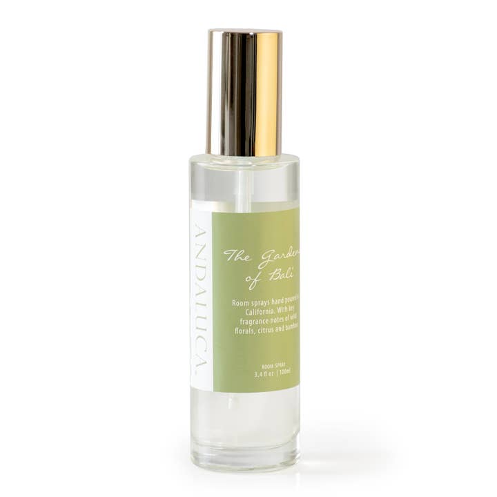 The Gardens of Bali Room Spray for wholesale by Andaluca