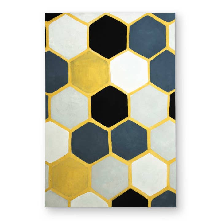 Tappeto da Esterno con Motivi Dorati su Sfondo Blu | Arredamento per la Casa per la vendita all'ingrosso da parte di BEGIN HOME DECOR