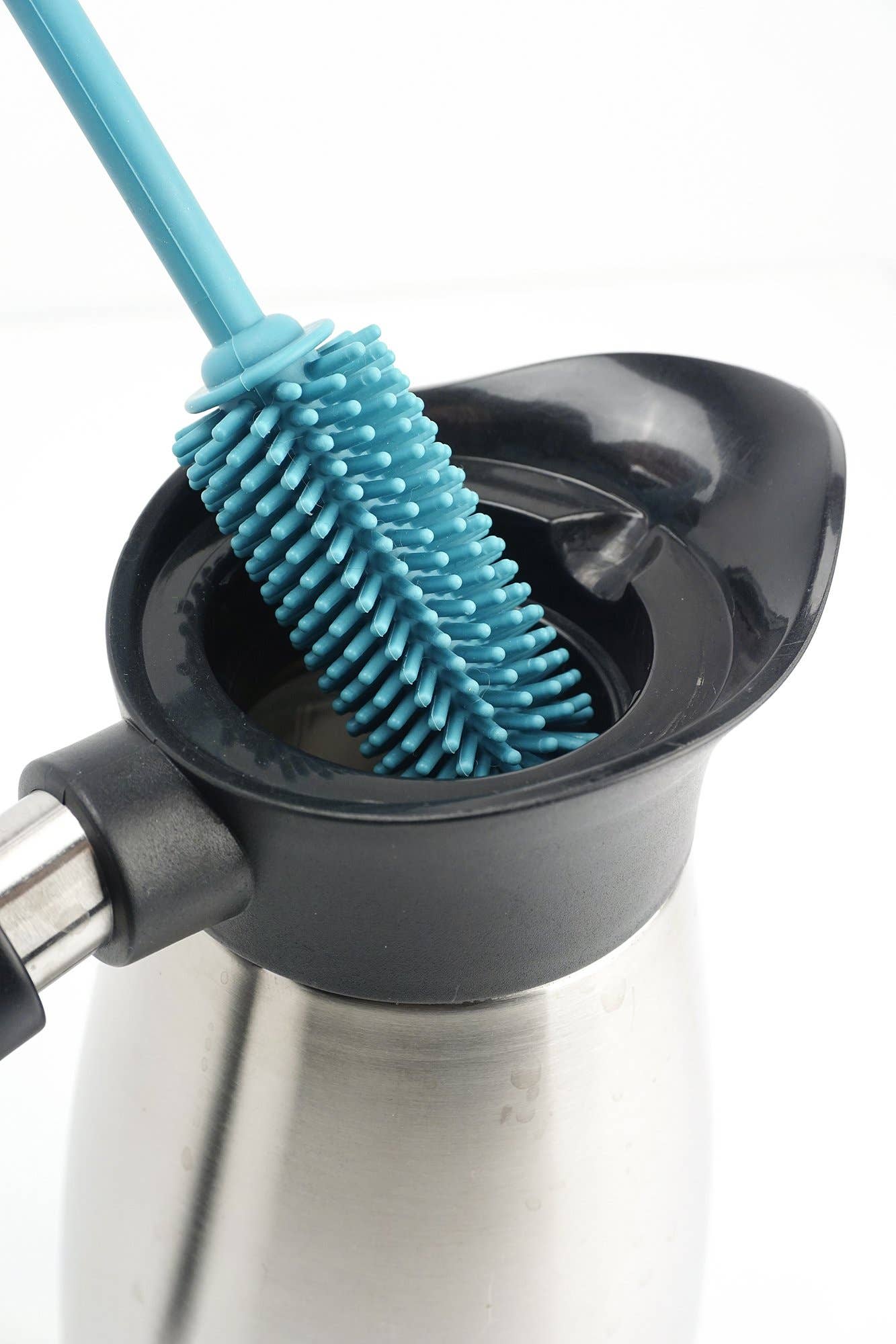 RSVP International - Wholesale Cleaning Brush - Silicone Bottle Brush - Turquoise9