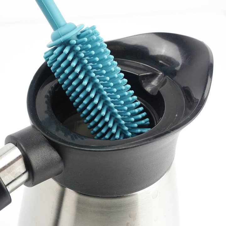 RSVP International - Wholesale Cleaning Brush - Silicone Bottle Brush - Turquoise9