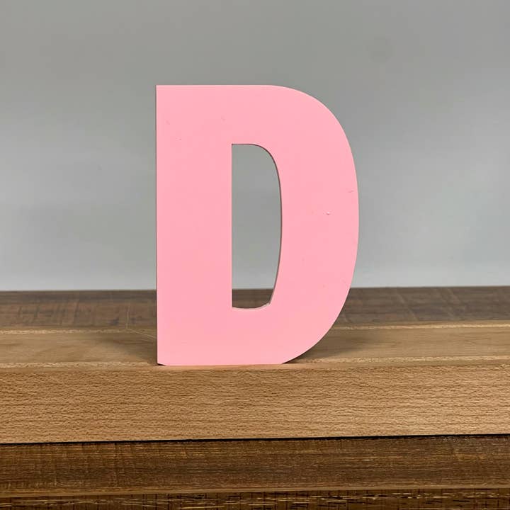 Artifacture - Wholesale Sign - Kryliq Individual Letters: 3" Craftsman Style- Matte Pastel Pink5