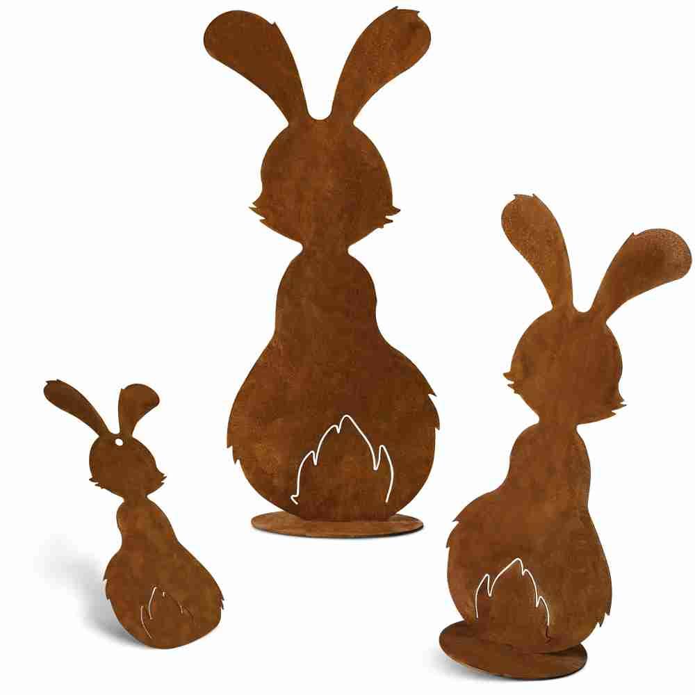 Rostikal - Wholesale Outdoor Ornament/Decor - Rust decoration Easter bunny “Berti” | Easter decoration bunny for the garden2