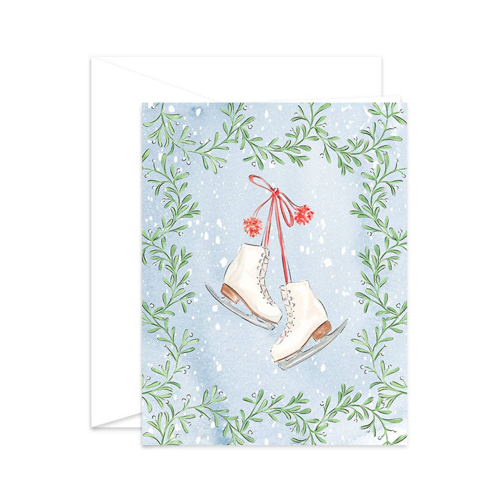 Almeida Illustrations - Wholesale Christmas Card - Winter Skates Christmas Winter Holiday Card6