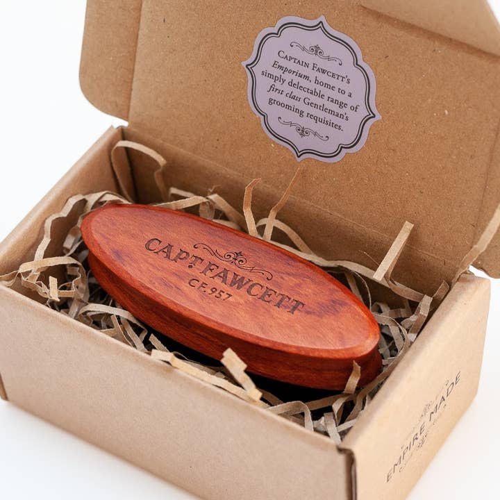 Captain Fawcett - Wholesale Beard Brush/Comb - Wild Boar Moustache Brush