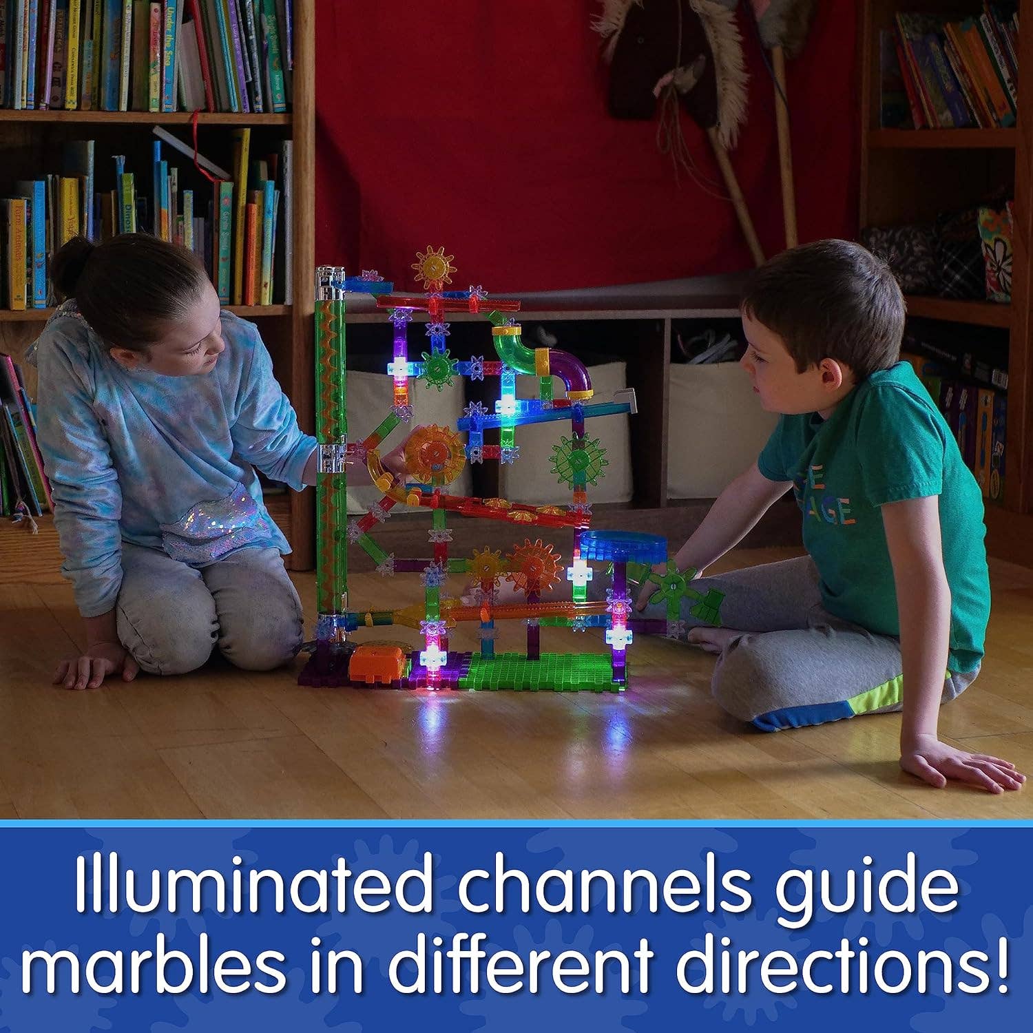 The Learning Journey - Vente Jeu construction – enfant - Techno Gears Marble Mania - Extreme GLO (+ de 200 pièces)3