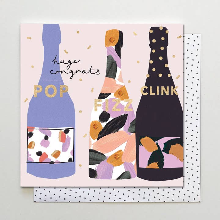 JOY05 - Pop Fizz Tillykke for engroshandel hos Stop the Clock Design