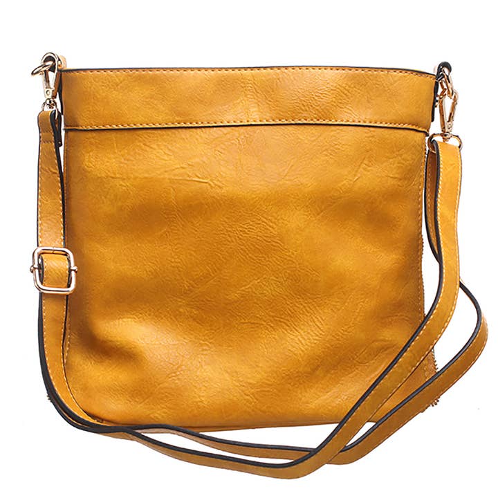 Bessie London - Venta al por mayor Bandolera - Mujer - BANDOLERA CON DOBLE BOLSILLO FRONTAL CON CREMALLERA8