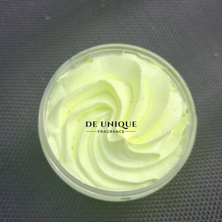 De Unique Fragrance – Großhandel Cremige Seife – Whipped Soap Sparkle 100 g Blaubeere/Savons Fouetté