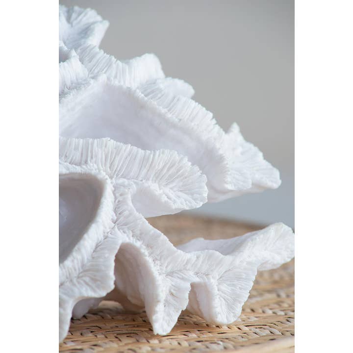 A&B Home Group Inc. - Wholesale Decorative Tabletop Object - 9x8.5x3.7" Faux Coral - White5