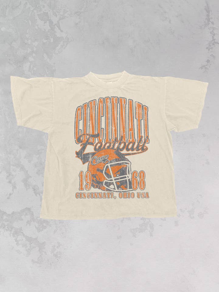 90's Cincinnati Football Vintage Oversized TShirt and other Purchase Wholesale cincinnati. Free Returns & Net 60 Terms on Faire trending on Faire.