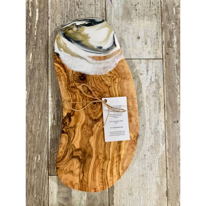 Nikita Fine Art LLC – wholesale Cheese board – Candace 12.5"- 14" Olive wood cheese boards1