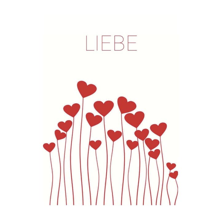 Cartolina «Love» per la vendita all'ingrosso da parte di Kaufhaus Mitte