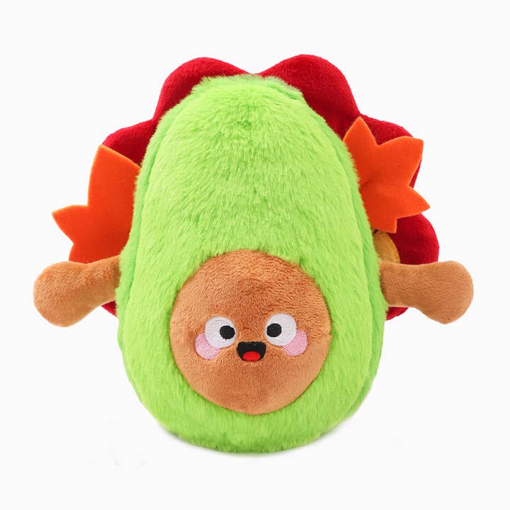 Hugsmart Products Inc - Vendita all'ingrosso Peluche - Cani - HugSmart Pet - Autumn Tailz | Turkey Avocado - Peluche per cani